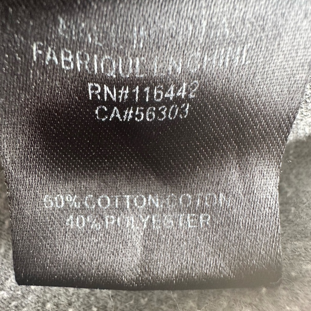 Ninth Hall Men's Cotton Fleece Gray Hoodie size Large - Picture 10 of 11